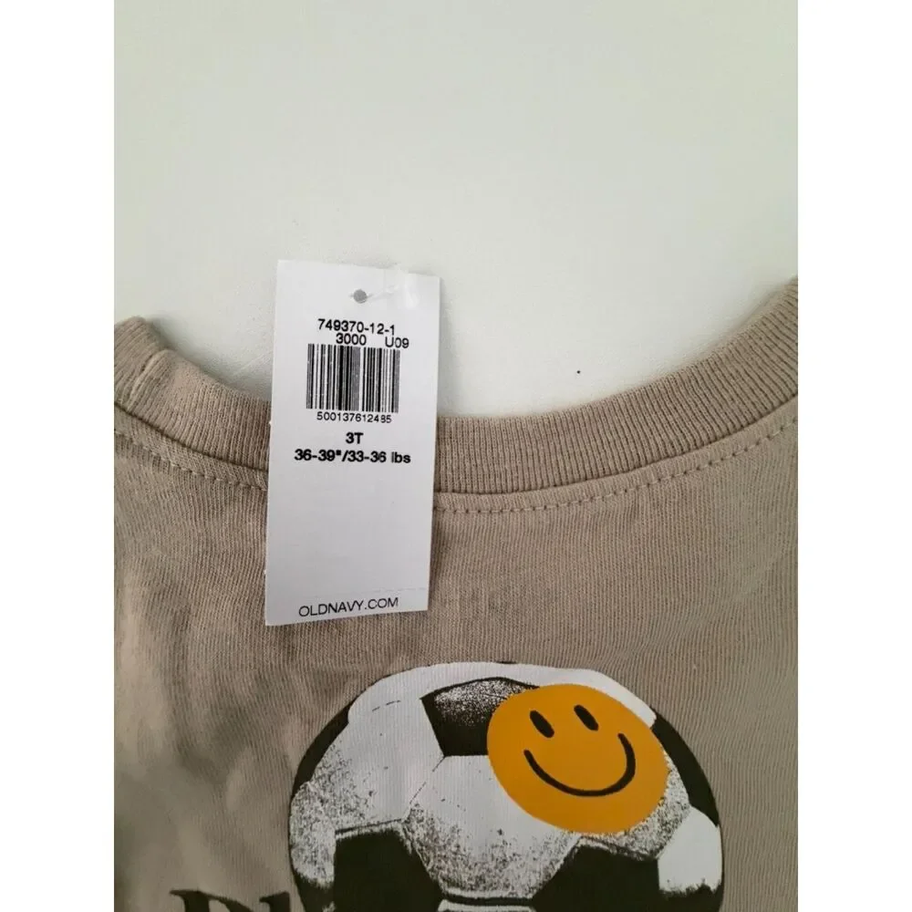 Old Navy 3t tan Playmaker tee